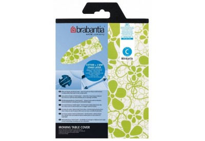 Brabantia Ironing Board Cover size C (124 x 45cm / 49 x 18inch)